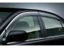 Mazda 6 2002-2007 - Дефлекторы окон (ветровики), темные, с хром молдингом, комплект 4 шт. (China) фото, цена