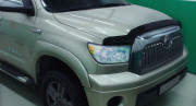 Toyota Tundra 2007-2012 - Дефлектор капота (мухобойка), темный. (Sim) фото, цена