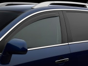 Mercedes-Benz ML 2005-2012 - Дефлекторы окон (ветровики), передние, темные, вставные. (WeatherTech) фото, цена