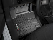 Volkswagen Caddy 2011-2022 - Коврики резиновые с бортиком, передние, черные. (WeatherTech) фото, цена