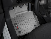 Volkswagen Caddy 2011-2022 - Коврики резиновые с бортиком, передние, серые. (WeatherTech) фото, цена