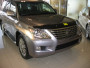 Lexus LX 2009-2015 - Дефлектор капота (мухобойка), темный. (FORMFIT) фото, цена