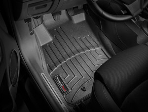 Alfa Romeo MiTo 2008-2020 - Коврики резиновые с бортиком, передние, черные (WeatherTech) фото, цена