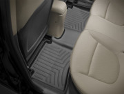 Hyundai Accent 2012-2020 - Коврики резиновые с бортиком, задние, черные. (WeatherTech) фото, цена