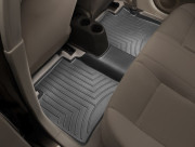 Nissan Note 2013-2016 - Коврики резиновые с бортиком, задние, черные (WeatherTech) фото, цена