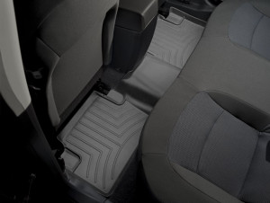 Nissan Qashqai 2007-2013 - Коврики резиновые с бортиком, задние, черные (WeatherTech) фото, цена