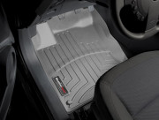 Nissan Qashqai 2007-2013 - Коврики резиновые с бортиком, передние, серые (WeatherTech) фото, цена