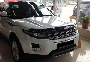 Land Rover Discovery Sport 2015-2017 - Дефлектор капота (мухобойка), темный. (EGR) фото, цена
