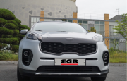 Kia Sportage 2015-2018 - Дефлектор капота (мухобойка) темный. (EGR) фото, цена