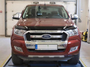 Ford Ranger 2015-2018 - Дефлектор капота (мухобойка) темный. (EGR) фото, цена