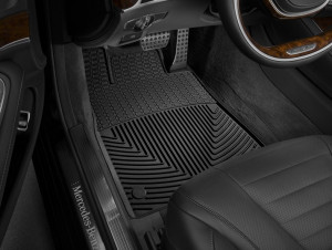 Mercedes-Benz S 2014-2020 - Коврики резиновые, передние, черные. (WeatherTech) фото, цена