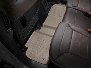 Mercedes-Benz GLS 2016-2019 - Коврики резиновые с бортиком, задние, бежевые (WeatherTech) фото, цена