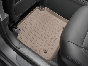 BMW 7 2015-2019 - Коврики резиновые, задние, бежевые . (WeatherTech) LONG фото, цена