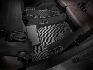 Mercedes-Benz GLS 2016-2019 - Коврики резиновые, третий ряд, черные. (WeatherTech) фото, цена