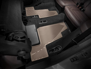 Mercedes-Benz GLS 2016-2019 - Коврики резиновые, третий ряд, бежевые. (WeatherTech) фото, цена