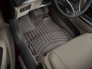 Acura MDX 2014-2024 - Коврики резиновые с бортиком, передние, какао (WeatherTech) фото, цена