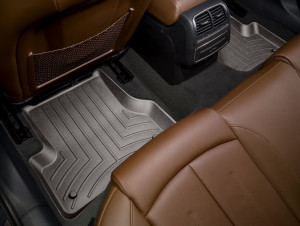 Audi A6 2012-2018 - Коврики резиновые с бортиком, задние, какао. (WeatherTech) фото, цена
