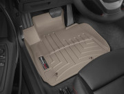 BMW 1 2011-2019 - Коврики резиновые с бортиком, передние, бежевые (WeatherTech) фото, цена