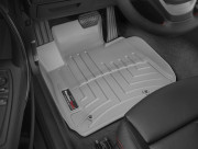 BMW 1 2011-2019 - Коврики резиновые с бортиком, передние, серые (WeatherTech) фото, цена