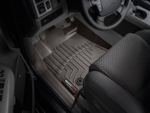 Toyota Sequoia 2013-2021 - Коврики резиновые с бортиком, передние, какао. (WeatherTech) фото, цена