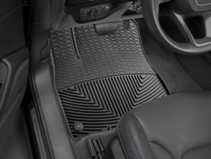 Audi Q7 2015-2024 - Гумові килимки передні чорні (WeatherTech) фото, цена