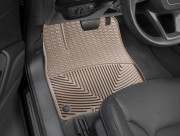 Audi Q7 2015-2024 - Гумові килимки передні бежеві (WeatherTech) фото, цена