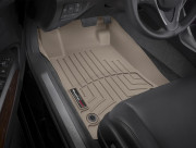 Acura TLX 2014-2019 - Коврики резиновые с бортиком, передние, бежевые AWD. (WeatherTech) фото, цена
