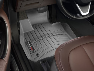 BMW X1 2016-2019 - Коврики резиновые с бортиком, передние, черные. (WeatherTech) фото, цена