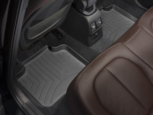 BMW X1 2016-2019 - Коврики резиновые с бортиком, задние, черные. (WeatherTech) фото, цена