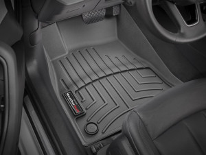 Audi A5 2017-2019 - Коврики резиновые с бортиком, передние, черные. (WeatherTech) фото, цена