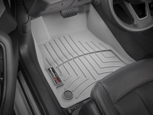 Audi A5 2017-2019 - Коврики резиновые с бортиком, передние, серые. (WeatherTech) фото, цена