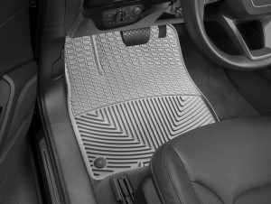 Audi Q7 2015-2024 - Гумові килимки передні сірі (WeatherTech) фото, цена