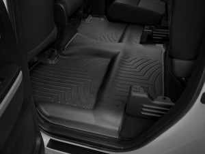 Toyota Tundra 2013-2021 - (Double Cab) Коврики резиновые с бортиком, задние, черные. (WeatherTech) фото, цена
