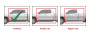 Toyota Tundra 2013-2021 - (CrewMax) Коврики резиновые с бортиком, задние, серые. (WeatherTech) фото, цена