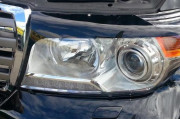 Toyota Land Cruiser 2008-2012 - Защита передних фар, прозрачная, с окантовкой. (EGR)  фото, цена