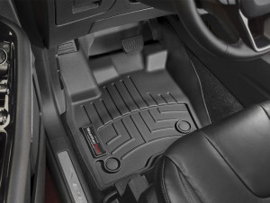 Ford Edge 2015-2024 - Коврики резиновые с бортиком, передние, черные (WeatherTech) фото, цена