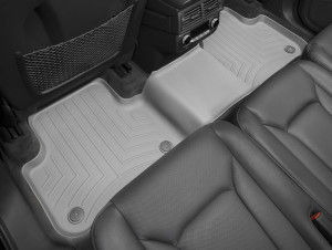 Audi Q8 2018-2024 - Коврики резиновые с бортиком, задние, серые (WeatherTech) фото, цена