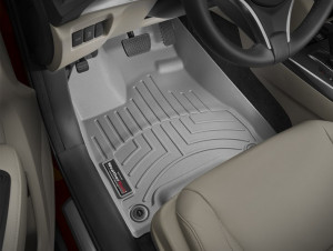 Acura MDX 2014-2024 - Коврики резиновые с бортиком, передние, серые. (WeatherTech) фото, цена