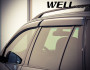 BMW X5 2007-2018 - Дефлектори вікон з хромованим металічним молдингом, к-т 4 шт, (Wellvisors) фото, цена