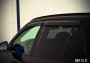 BMW X5 2007-2018 - Дефлектори вікон з метал чорним молдингом, к-т 4 шт (Wellvisors) фото, цена