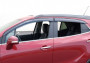 Buick Encore 2013-2017 - Дефлектори вікон з метал чорним молдингом, к-т 4 шт (Wellvisors) фото, цена