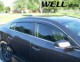 Buick LaCrosse 2010-2016 - Дефлектори вікон з хромованим металічним молдингом, к-т 4 шт, (Wellvisors) фото, цена