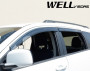 Dodge Journey 2009-2018 - Дефлектори вікон з метал чорним молдингом, к-т 4 шт (Wellvisors) фото, цена