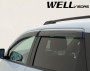 Dodge Journey 2009-2018 - Дефлектори вікон з метал чорним молдингом, к-т 4 шт (Wellvisors) фото, цена
