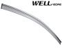 Chevrolet Malibu 2013-2015 - Дефлектори вікон з хромованим металічним молдингом, к-т 4 шт, (Wellvisors) фото, цена