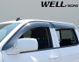 Chevrolet Silverado 2014-2018 - Дефлектори вікон Off-Road серії, к-т 4 шт (Wellvisors) фото, цена