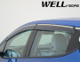 Chevrolet Bolt 2017-2020 - Дефлектори вікон з хромованим металічним молдингом, к-т 4 шт, (Wellvisors) фото, цена