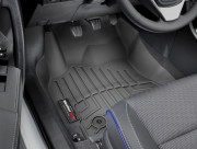 Toyota Corolla 2017-2024 - Коврики резиновые с бортиком, передние, черные. (WeatherTech) МКПП фото, цена