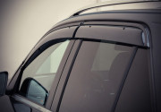 Mercedes-Benz GLE 2012-2017 - Дефлектори вікон з метал чорним молдингом, к-т 4 шт (Wellvisors) фото, цена