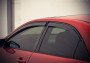Mazda 6 2003-2008 - Дефлектори вікон з метал чорним молдингом, к-т 4 шт (Wellvisors) фото, цена